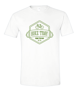 bike tbay tshirt - white